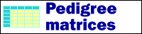 Pedigree matrices
